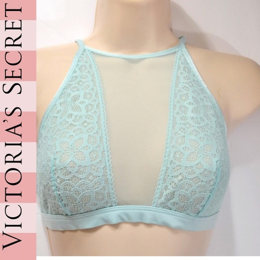 VICTORIA'S SECRET Keyhole High Neck Bralette